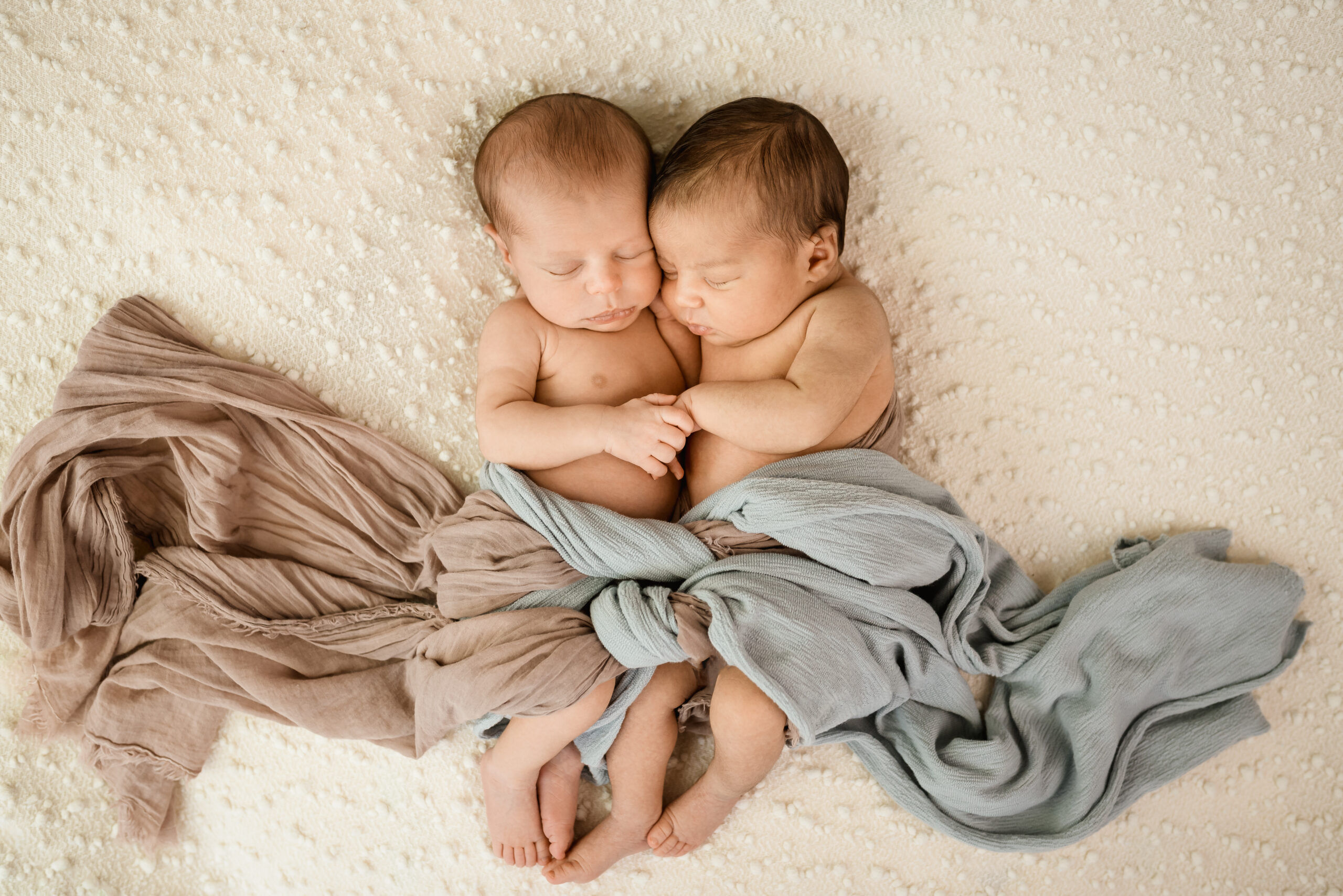 Zwillinge Newborn Babys