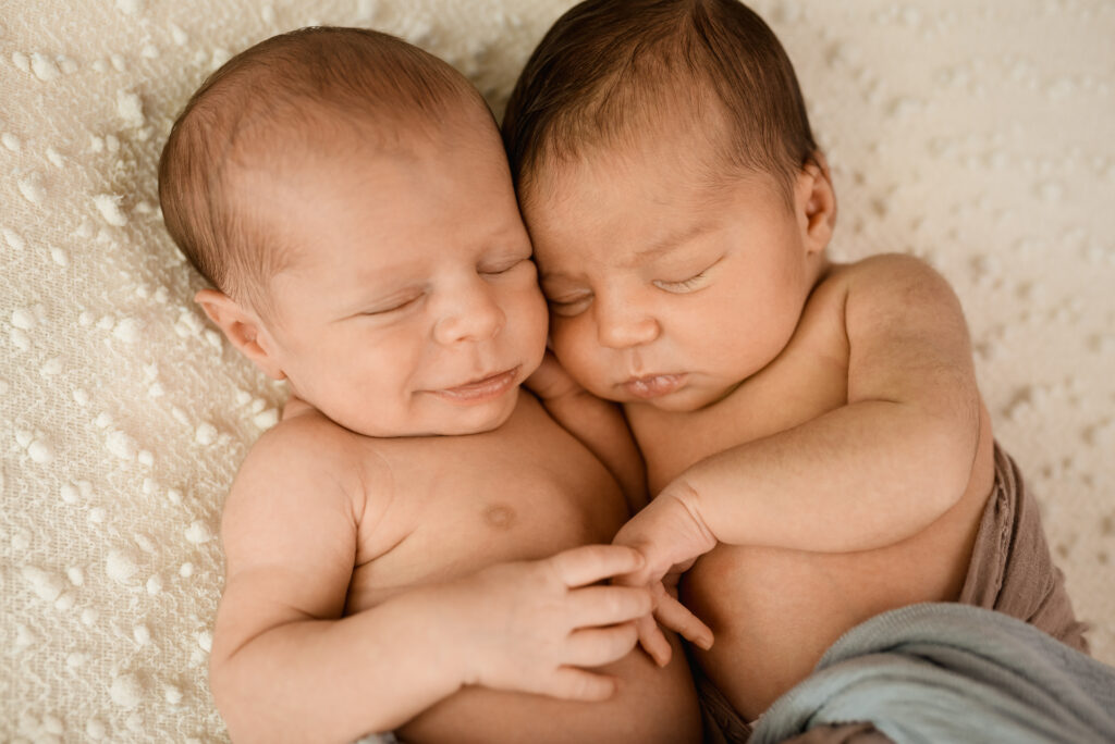 Smile Zwillinge Newborn Babys